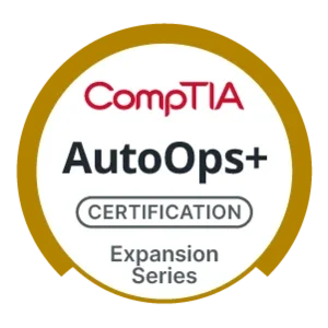 CompTIA AutoOps+ logo